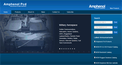 Desktop Screenshot of amphenolpcd.com