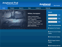 Tablet Screenshot of amphenolpcd.com